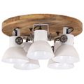 vidaXL Závesná lampa 25 W biela 50x50x25 cm E27