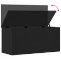 vidaXL Úložný box čierny 100x42x46 cm kompozitné drevo