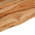 vidaXL Stolová doska 140x40x2,5 cm obdĺžnik masívna akácia živá hrana