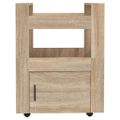 vidaXL Kuchynský vozík dub sonoma 60x45x80 cm spracované drevo