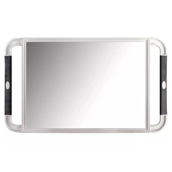 Biele kontrolné barber zrkadlo JRL Mirror White