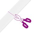 vidaXL Samolepiaca penová páska 2 ks Biela 10mm x 10m CR Pena