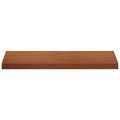 vidaXL Parapetné dosky Hnedé drevo 100 x 50 x 4,5 cm PVC