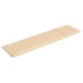 vidaXL Nástenné panely 12 ks krémové 60x15 cm látkové 1,08 m²