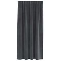 vidaXL Zatemňovacie závesy 2 ks Svetlosivá 140 x 175 cm Zamat