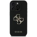 Puzdro Guess Hardcase PU Grained Big 4G a Classic Logo pre iPhone 16 Pro Max 6,9" Čierna