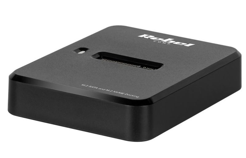 Dokovacia stanica REBEM KOM1042 pre SSD disky M.2 SATA a NVME Dokovací stanice REBEM KOM1042 pre SSD disky M.2 SATA a NVME