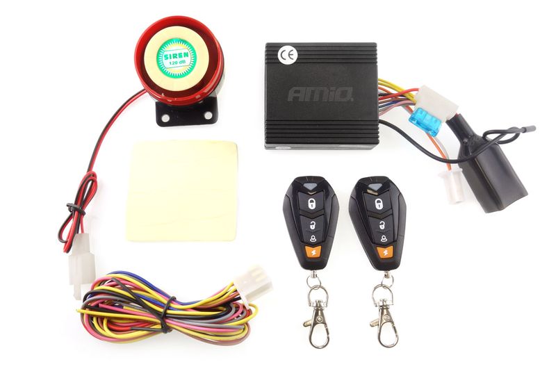 Alarm na motocykel s diaľkovými ovládačmi MCA14 AMiO-01103