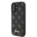 Obal Guess pre iPhone 16 6,1" GUHMP16SPGPYSK čierny tvrdý obal Peony Script MagSafe