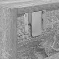 vidaXL TV skrinka 100 x 31 x 25,5 cm Sivý dub sonoma Kompozitné drevo