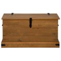 vidaXL Úložná truhlica HALDEN 91x48x47 cm masívna borovica