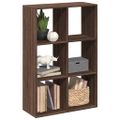 vidaXL Rozdeľovacia knižnica hnedý dub 69,5x29x103,5 cm kompozit.drevo