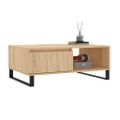 vidaXL Konferenčný stolík dub sonoma 90x60x35 cm kompozitné drevo