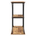 vidaXL Konzolový stôl Staré drevo 101 x 35 x 80,5 cm Kompozitné drevo