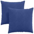 vidaXL Vankúše na pohovku 2 pcs Policajná modrá 80 x 80 cm