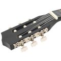 vidaXL Klasická gitara pre začiatočníkov a deti čierna 3/4 39"