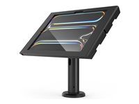 Montážna sada (kryt, stojan) - odkrytá predná/zadná kamera a senzory - pre tablet - uzamykateľný - kovový rám - čierna - veľkosť obrazovky: 11" - montáž na stenu - pre Apple 13-inch iPad Pro (M4)