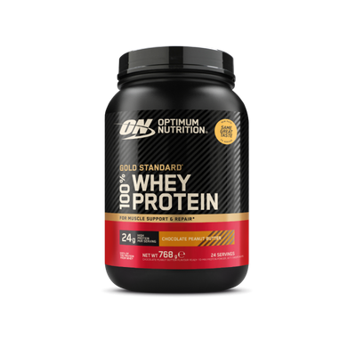 100% Whey Gold Standard - Optimum Nutrition, čokoláda arašidové maslo, 768 g
