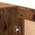vidaXL Nástenná skrinka staré drevo 69,5x34x90 cm kompozitné drevo