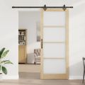 vidaXL Posuvné dvere ORKDAL 93 x 232 cm Prírodná a čierna