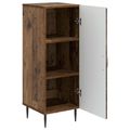 vidaXL Servírovacia skriňa Staré drevo 33 x 34,5 x 89,5 cm