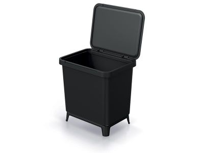 Kôš odpadkový SYSTEMA čierny 29l