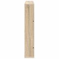 vidaXL Regál na časopisy s poličkou 2 ks Sonoma dub 60 x 12 x 70 cm