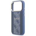 Obal Guess pre iPhone 17 Pro HC MAGSAFE PU W/ 4G PU STRIPE modrý