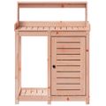 vidaXL Stôl na presádzanie s policami 82,5x50x109,5 cm masívny douglas