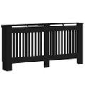 vidaXL Kryt radiátora Čierny dub 172 x 19 x 81,5 cm Kompozitné drevo