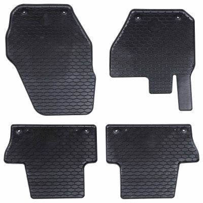 vidaXL Autokoberec 4 pcs Čierny vhodné pre VOLVO XC60 2009-2017 Guma