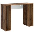 vidaXL Konferenčný stolík Staré drevo 102 x 35 x 75 cm