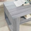 vidaXL Konferenčný stolík Sivý Sonoma 66 x 53 x 45 cm Kompozitné drevo