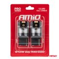 LED žiarovky FULL CANBUS PRO WY21W 2x1860 SMD amber 12V 24V AMIO-03600