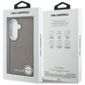 Puzdro Karl Lagerfeld Embossed Ring Initials MagSafe pre Samsung Galaxy S26 Plus hnedá