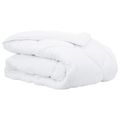 vidaXL Zimný prehoz 240 x 222 x 5 cm Zima Polyester Biela Priedušná