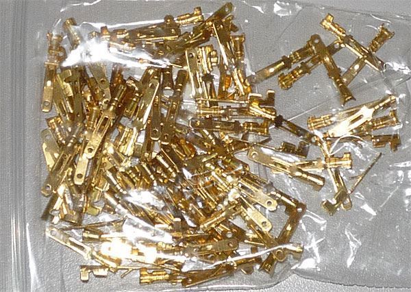 Faston spoj 2,8 mm neizolovaný, kábel do 1 mm2, balenie 100 ks