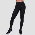 Dámske bežecké legíny Pulse Black - GymBeam, veľkosť M, veľkosť oblečenia M