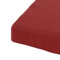 vidaXL 1-dielny sedací vankúš SOEST 100% polyester Víno červené