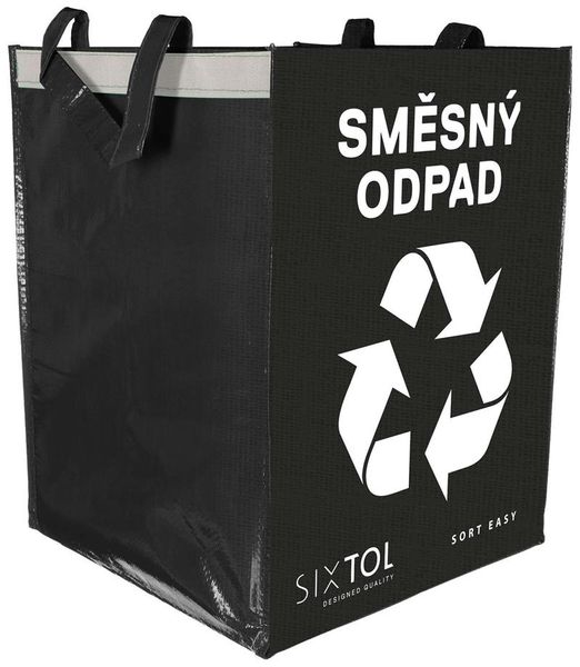 Taška na triedený odpad SORT EASY MIXED, 30x30x40cm, 36l SIXTOL