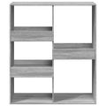 vidaXL Knižnica/deliaca stena sivá sonoma 100x33x115 cm