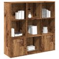 vidaXL Knižnica staré drevo 98x29x97,5 cm kompozitné drevo