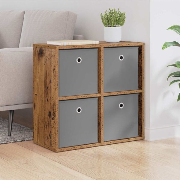 vidaXL Servírovacia skriňa so zásuvkou Staré drevo 59,5 x 27 x 57 cm