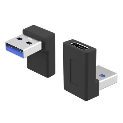 PremiumCord redukcia USB-C - USB 3.0 Samec, zahnutá2
