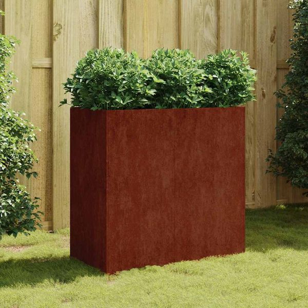 vidaXL Kvetináč 80x40x80 cm korténová oceľ