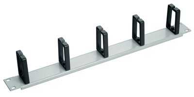 Vyväzovací panel 1U RAL 7035, plastový CMP4 VP-05-1-PO-G