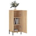 vidaXL Komoda dub sonoma 34,5x34x90 cm spracované drevo