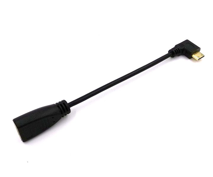 Zircon HDMI redukcia uhlová bočná, dĺžka 0,15 m