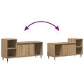 vidaXL TV skrinka 100 x 35 x 55 cm Remeselný dub Kompozitné drevo