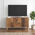 vidaXL TV skrinka 99 x 34,5 x 50 cm Staré drevo Kompozitné drevo